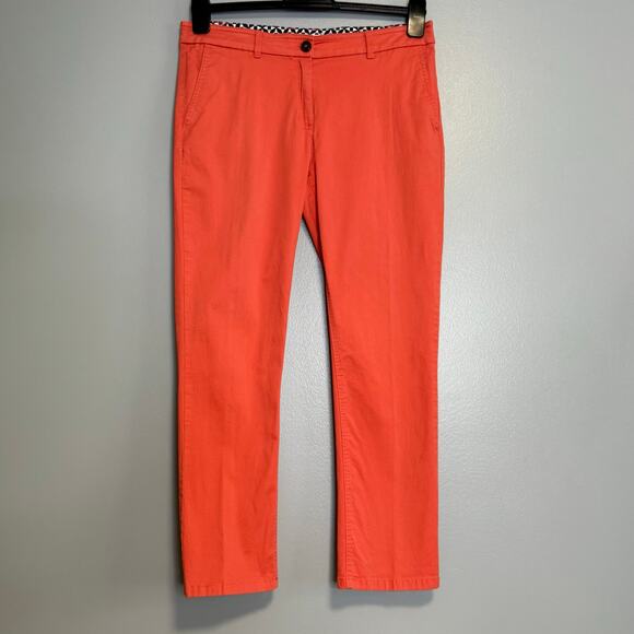 Boden Pants - Boden Coral Chino Mid Rise Ankle Pants 8